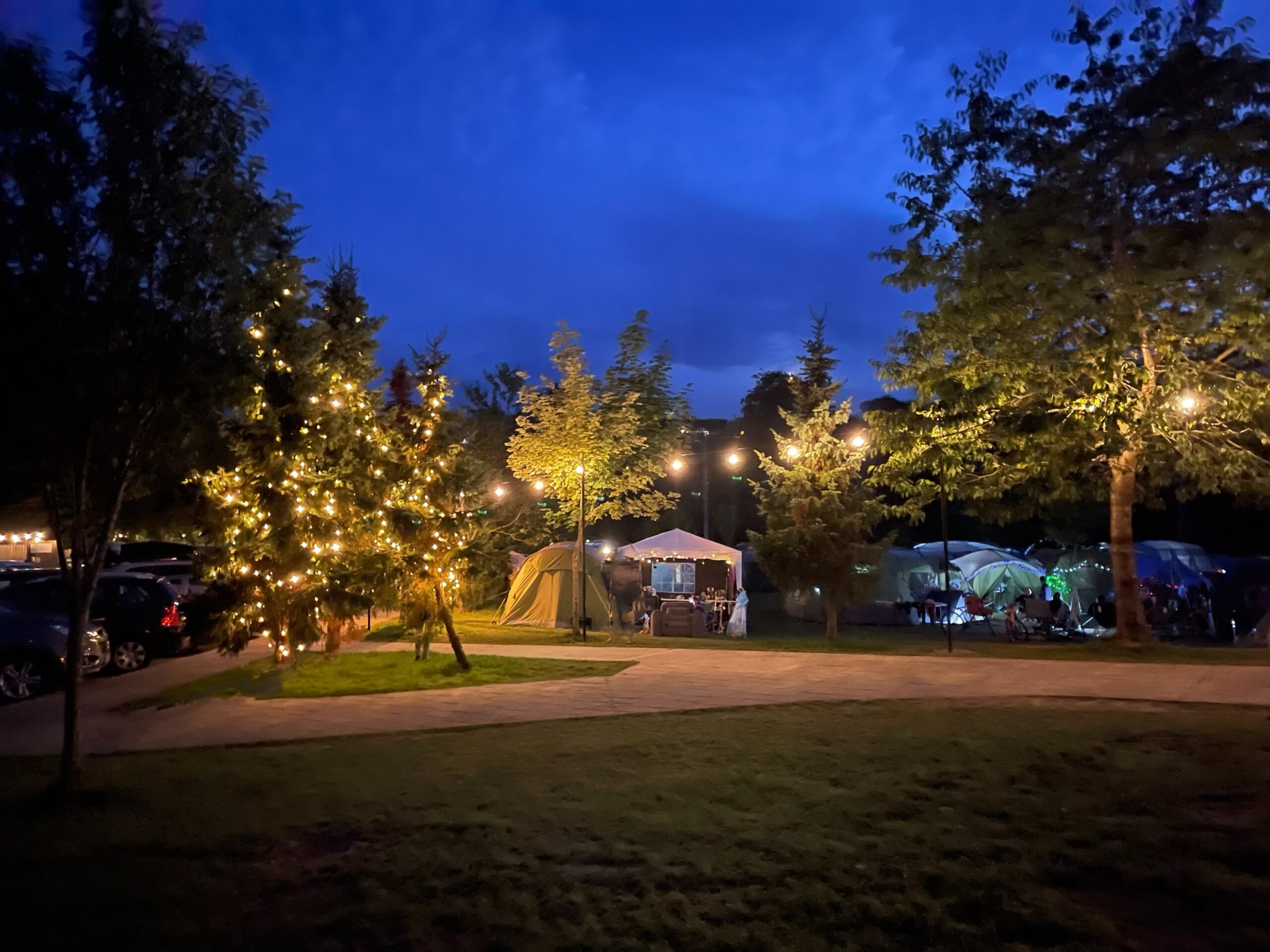 Camping Hidden Valley Wickow, Ireland